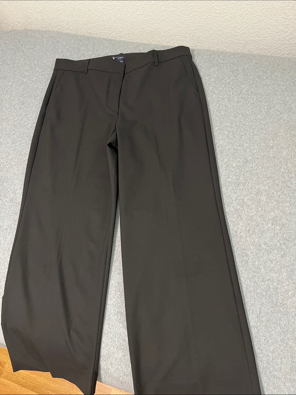 J. Crew Black Wide-Leg Dress Pants Womens 12 Preppy Academia Office Career - Picture 12 of 13